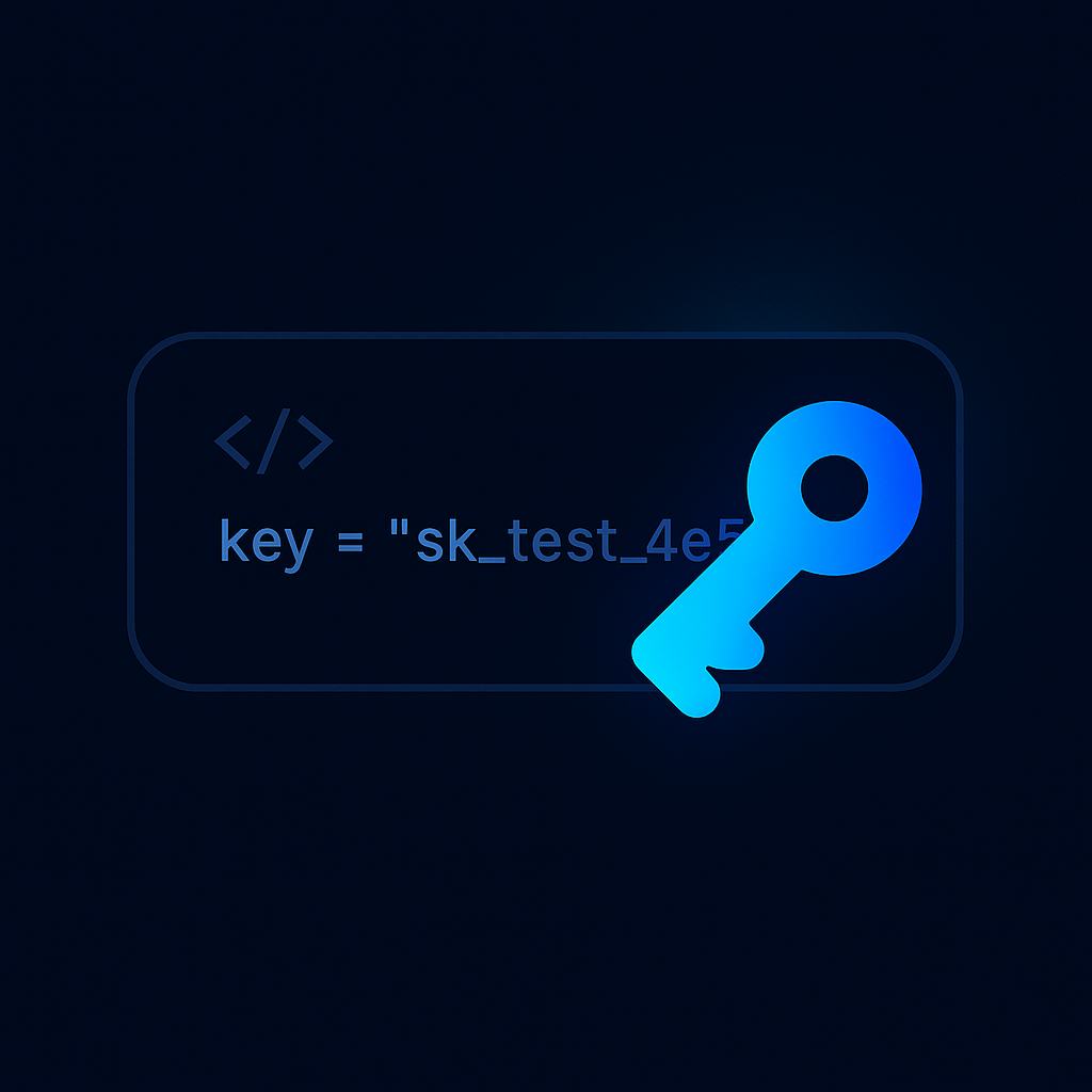 API key licensing visual